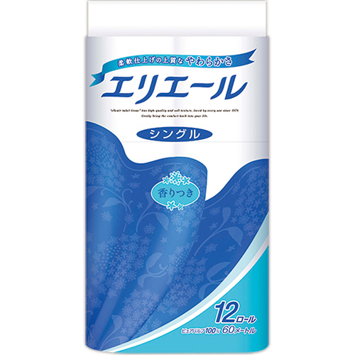 エリエール トイレットティシュー シングル 12ロール入り