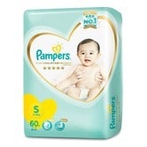 パンパースのはじめての肌へのいちばん Sサイズ 60枚入 