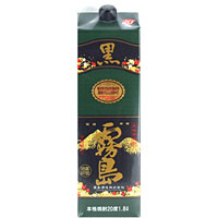 黒霧島 20度 パック 1800ml 